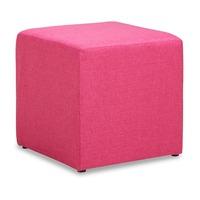 Rubio Fabric Ottoman Pink