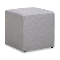 Rubio Fabric Ottoman Grey