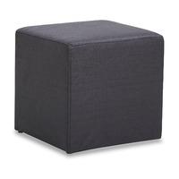 Rubio Fabric Ottoman Black