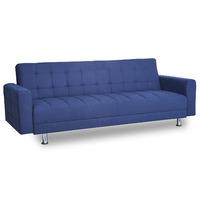 Ruben Fabric Sofa Bed Navy Blue