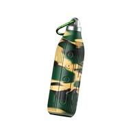 rugged outdoor waterproof bluetooth bottle speaker camo