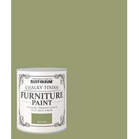 rust oleum chalky finish furniture paint sage green 750ml