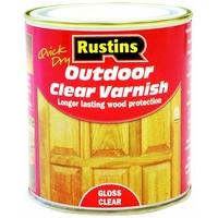 Rustins EAVG2500 2.5L Outdoor Varnish Gloss - Clear