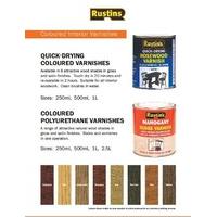 rustins vgma1000 1 litre quick dry varnish gloss mahogany