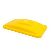 rubbermaid slim jim lid for handle recycling system yellow ref 2688 88 ...