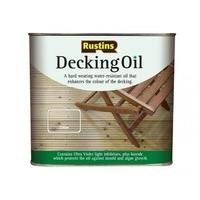 Rustins 5015332201662 Decking Oil - Oak