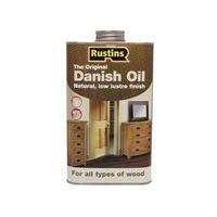 Rustins Original Danish Oil 25L Litre Easy Wipe-on Low Lustre Finish