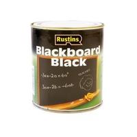 Rustins 1L Quick Dry Blackboard Paint - Black