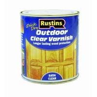 Rustins EAVS2500 2.5L Outdoor Varnish Satin - Clear