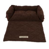 ruff barker sofa saver dog bed brown medium