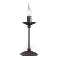 rustic table lamp rocco anthracite