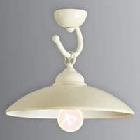 Rustic ceiling lamp Baja ivory