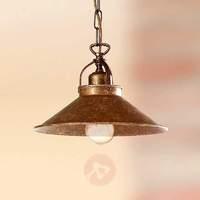 rustic bruno hanging light 25cm