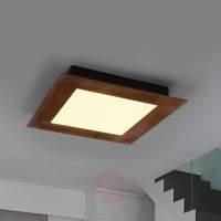Rust-coloured LED ceiling light Deno