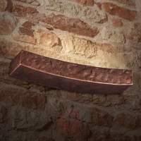 Rust Dolce LED wall light with indirect light