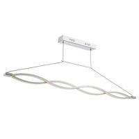 rua8650 ruan bar pendant in polished chrome with white diffuser