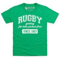 Rugby University Kid\'s T Shirt