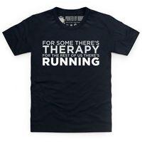 Running Therapy Kid\'s T Shirt