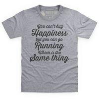 running happiness kids t shirt