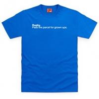 rugby pass the parcel t shirt