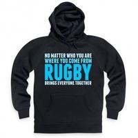 Rugby Brings Everyone Together Hoodie