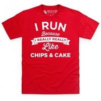 run cake t shirt