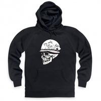 rum knuckles live twice army skull hoodie