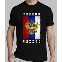 russian flag, coat of arms