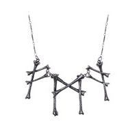 Runic Signs Gothic Necklace