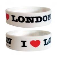 Rubber I Love London Wristband