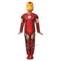 rubies iron man deluxe costume small 3 4 years 887751