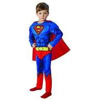 rubies deluxe comic book superman large 7 8 years 610781 dress up l