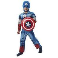 rubies captain america deluxe large 7 8 years 610262