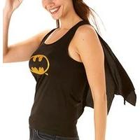 rubies batgirl top with cape fancy dress small