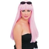 Rubie\'s Official Adult\'s Glamour Wig - Light Pink - One Size