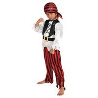 Rubie\'s Official Boy\'s Raggy Pirate Fancy Dress, 104 Cm, Children\'s Costume For