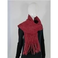 Rusic Red Wool Scarf