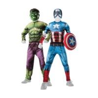 Rubie\'s Deluxe Child Hulk & Captain America Reversible Costume