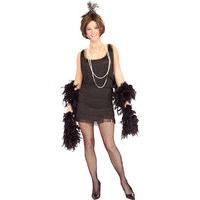 rubies official ladies chicago flapper black adults costume small
