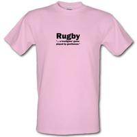 Rugby A Hooligans Game male t-shirt.