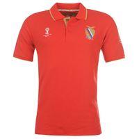 russia 2014 fifa core polo shirt red kids