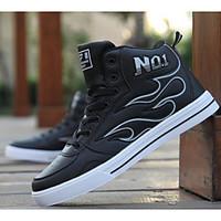 Running Shoes Skateboarding Men\'s Shoes Black/White/Gray