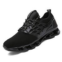 Running Shoes Unisex Sneakers Spring / Fall Comfort PU Casual Flat Heel Black / Green / Red Sneaker