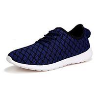 Running Shoes Men\'s Flats Spring / Summer / Fall Comfort Tulle Casual Flat Heel Lace-up Blue / Yellow / White / Royal Blue Others
