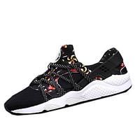 Running Shoes Men\'s / Unisex Spring / Fall Styles / Round Toe Tulle Black / Red / Gray Sneaker