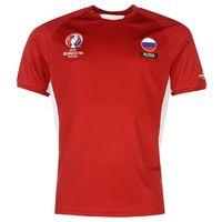 russia uefa euro 2016 poly training tee red