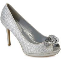 Ruby-shoo Ruby Shoo Ladies Sonia Peep Toe Court Shoes women\'s Sandals in Silver