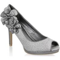 Ruby-shoo Ruby Shoo Ladies Donna Peep Toe Court Shoe women\'s Court Shoes in Silver
