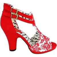 ruby shoo khloe womens court shoes in red