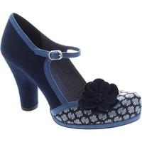 ruby shoo tanya womens court shoes in blue